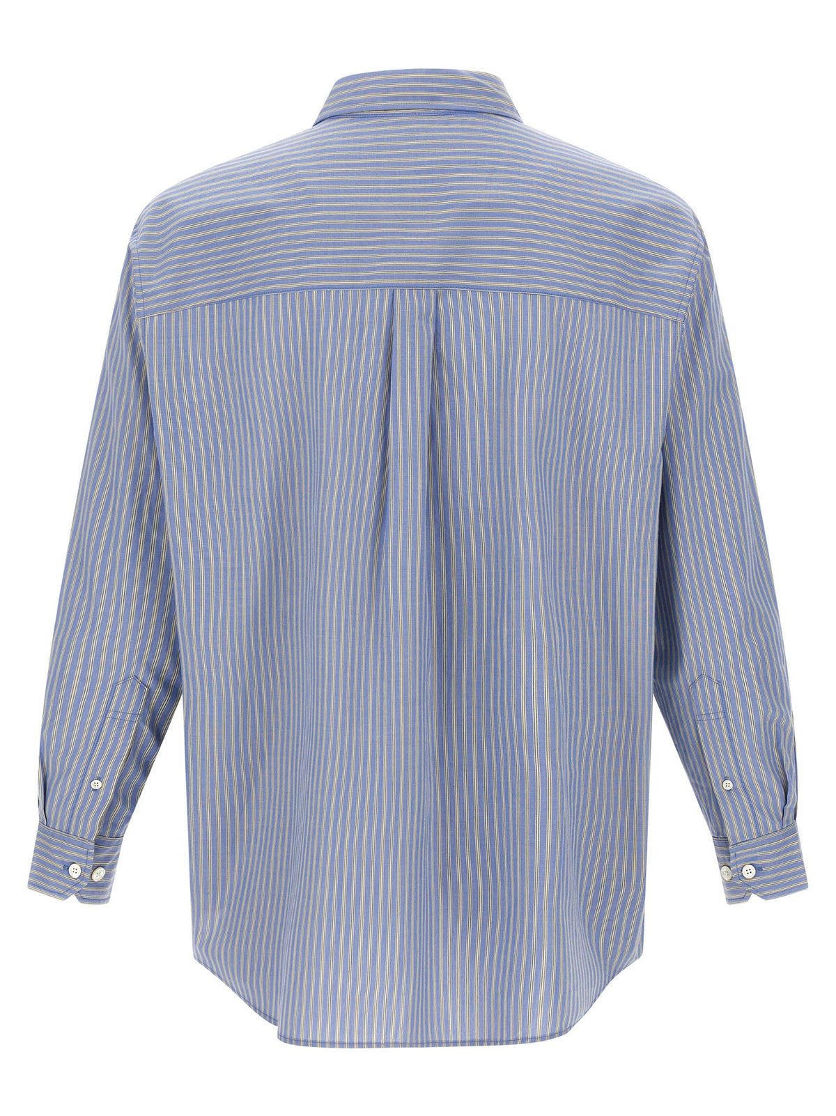 DUNST Striped Shirt Blue