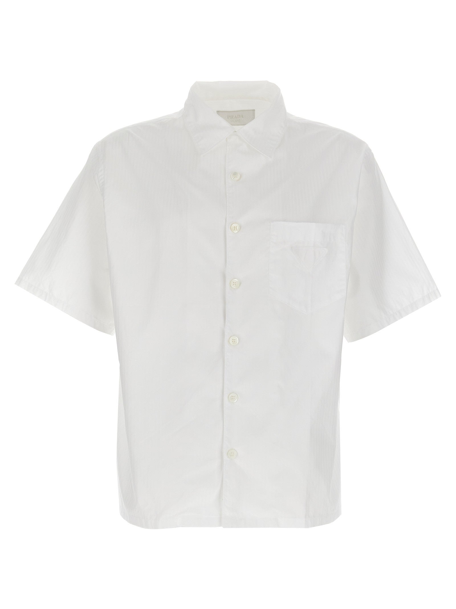 Prada Striped Shirt White