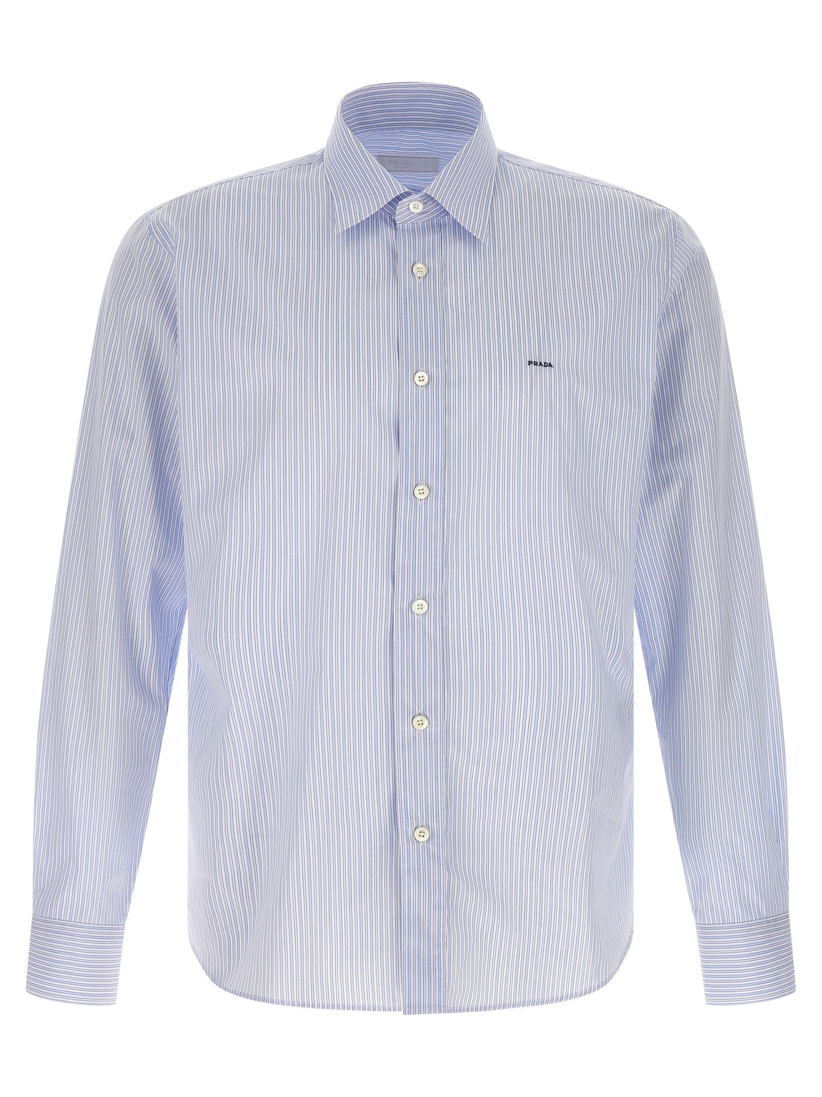PRADA Striped Shirt Blue