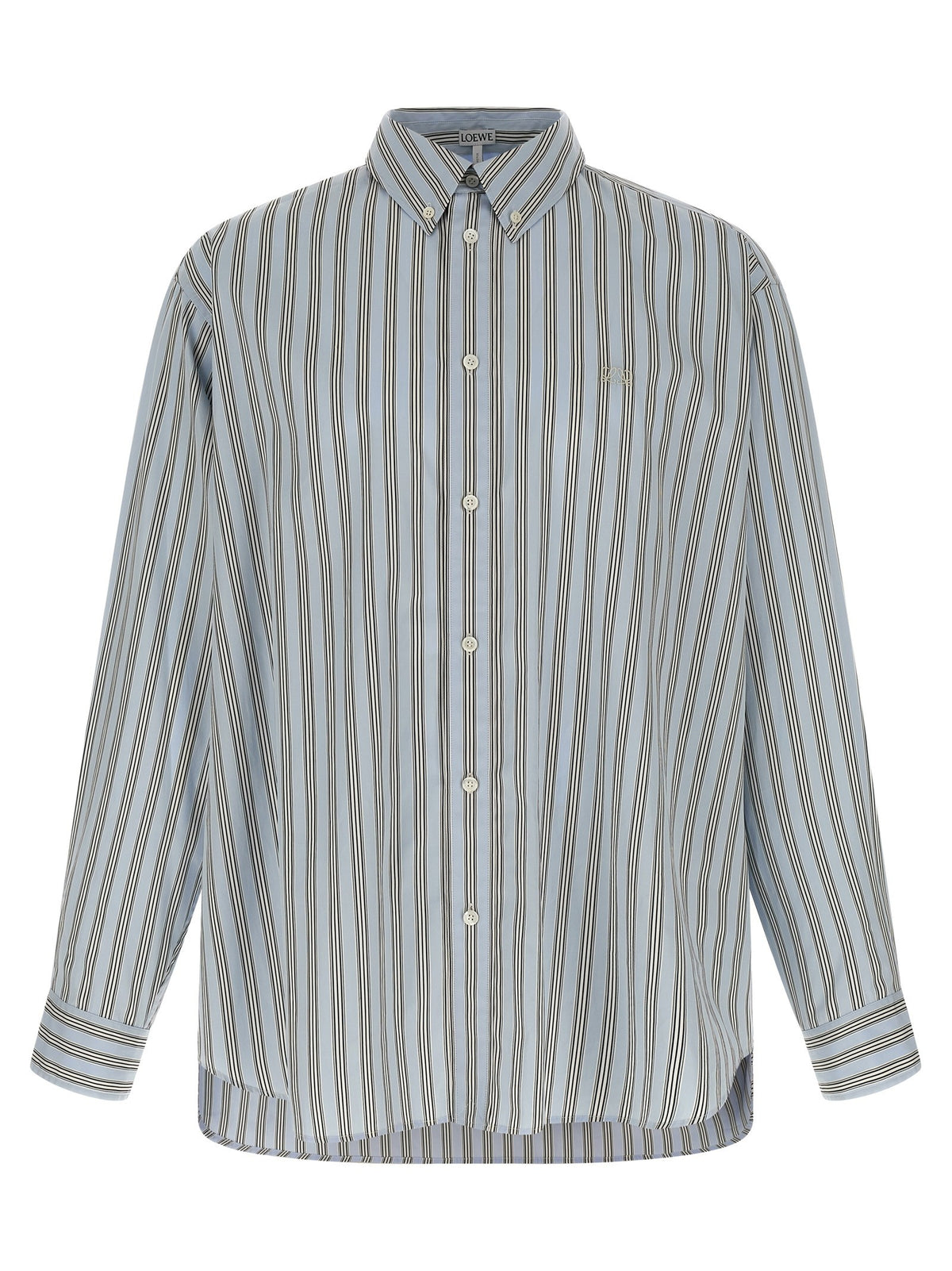 Loewe Striped Shirt Blue