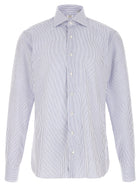 Borriello Striped Shirt Blue