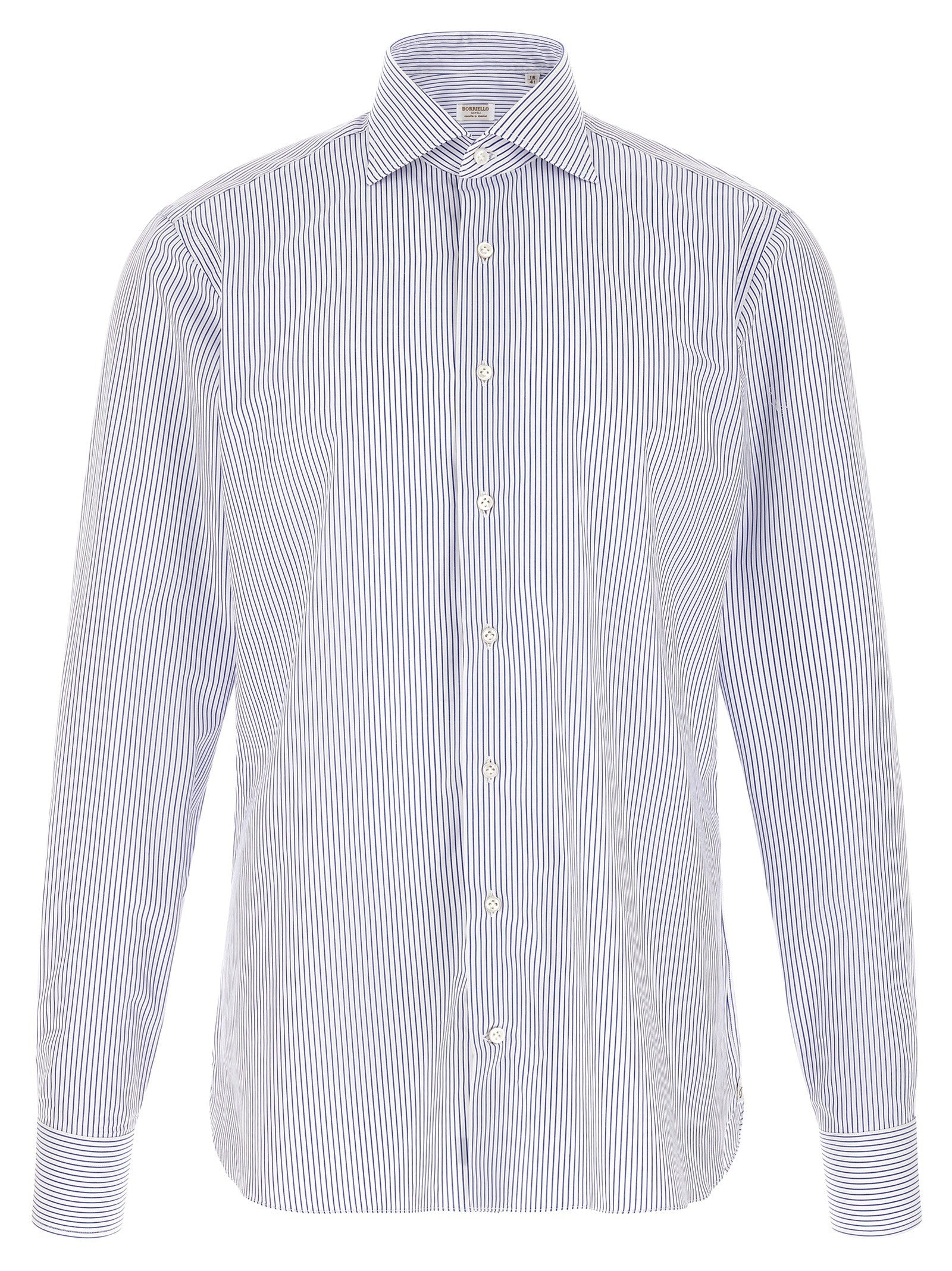 Borriello Striped Shirt Blue