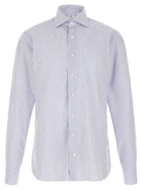 Borriello Striped Shirt Blue