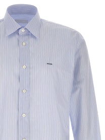 PRADA Striped Shirt Blue