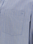 DUNST Striped Shirt Blue, view 5