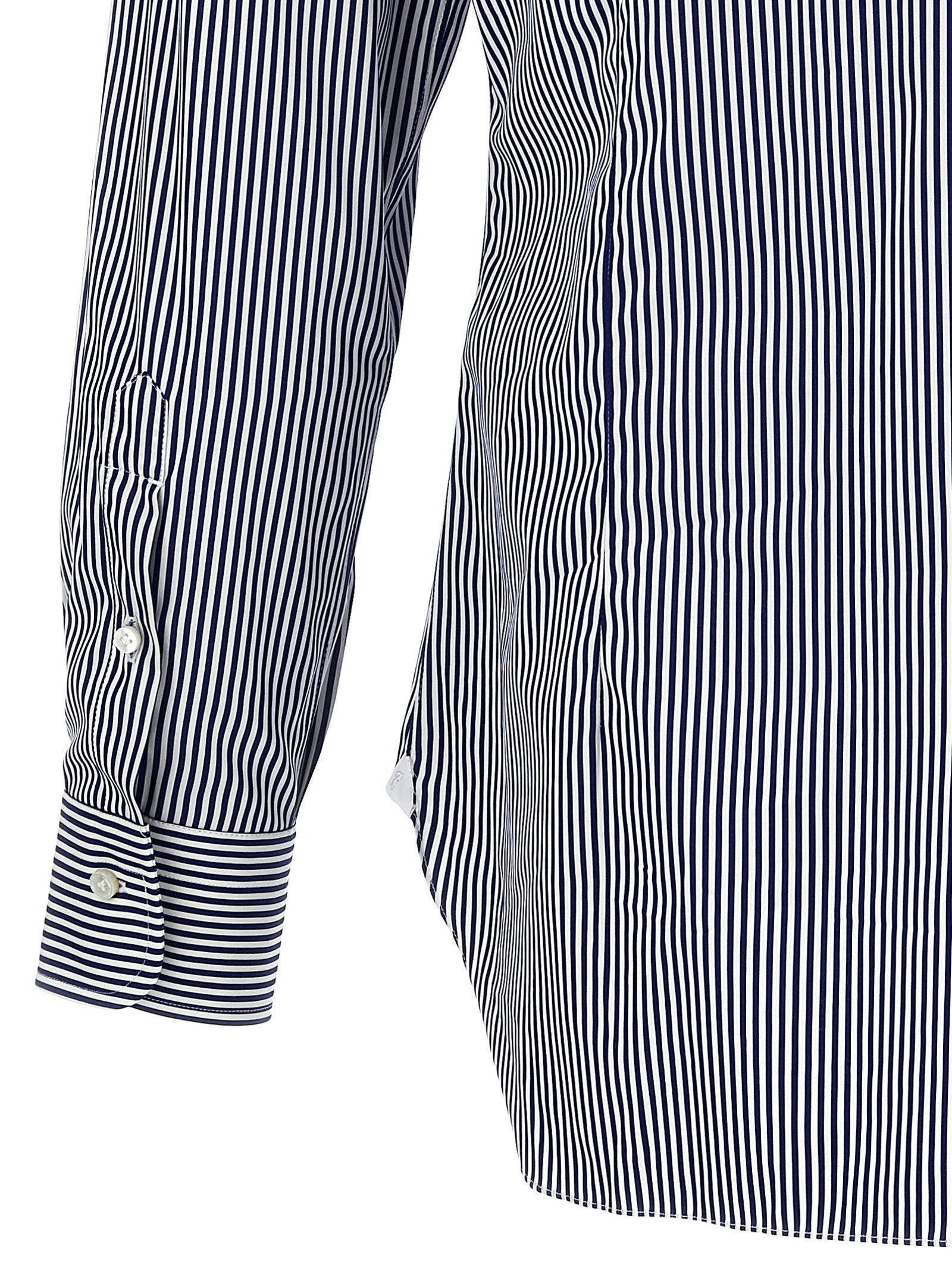 Barba Striped Shirt Blue
