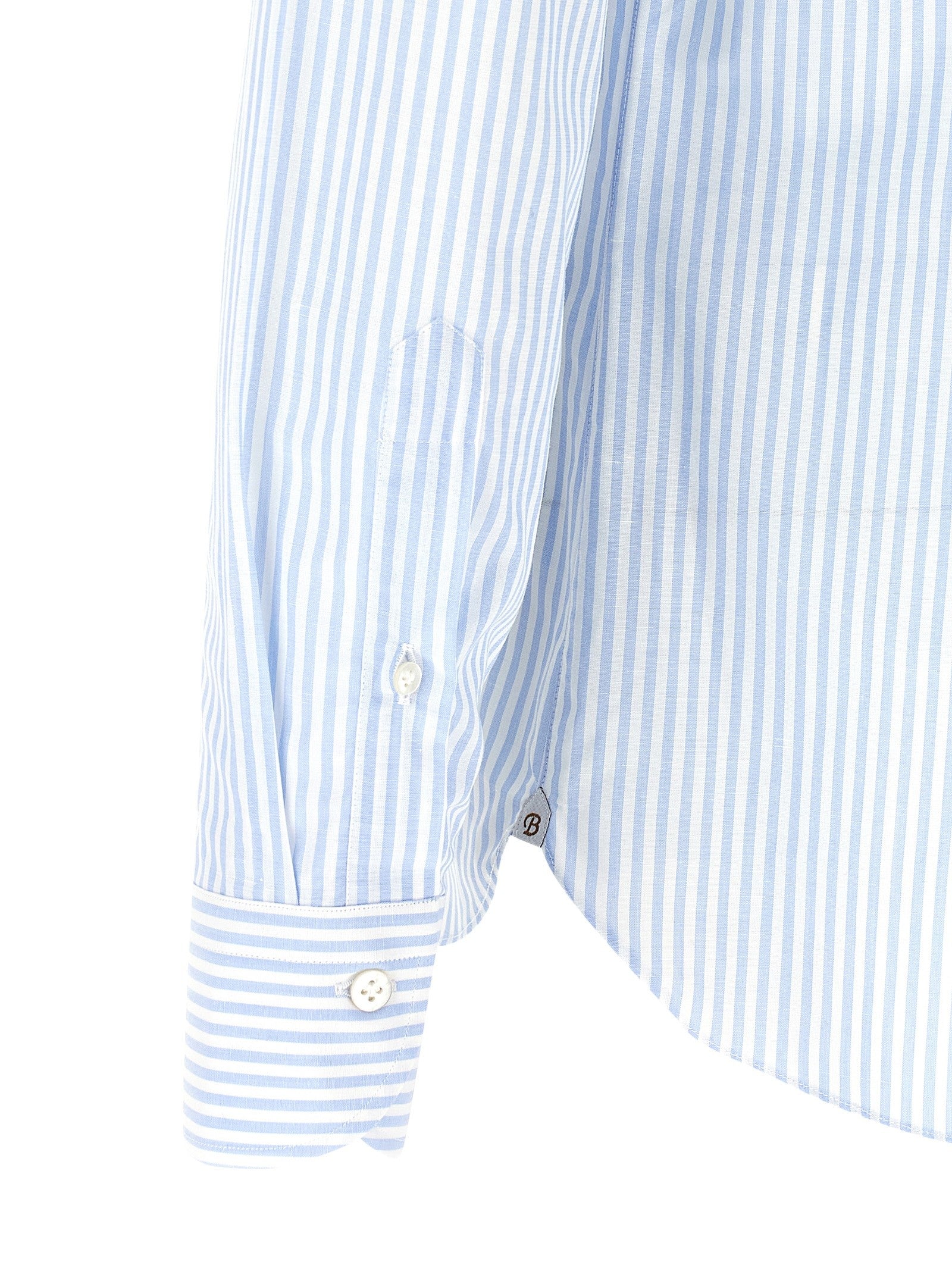 Borriello Striped Shirt Blue
