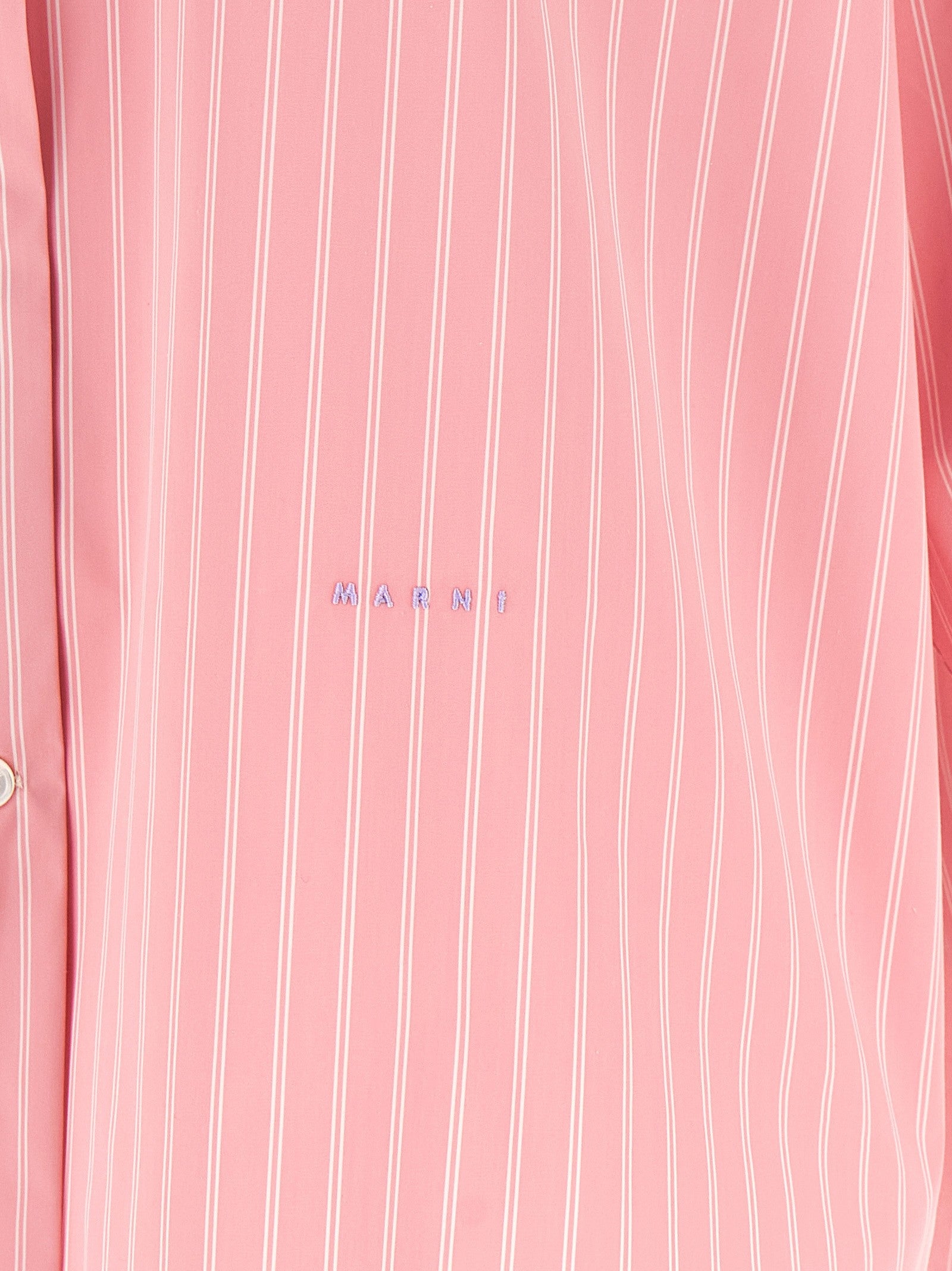 Marni Striped Shirt Blue