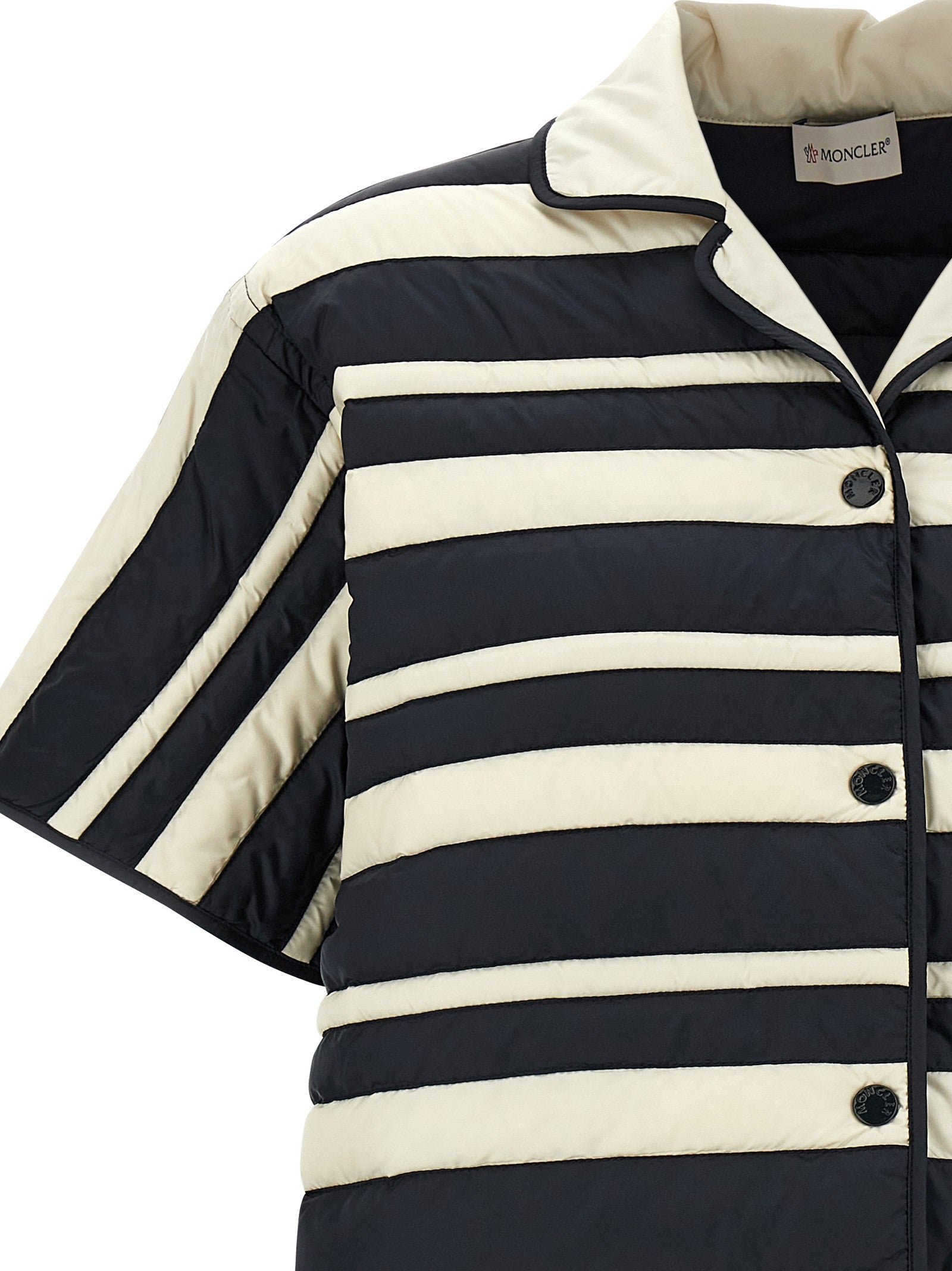 Moncler Striped Shirt Gold