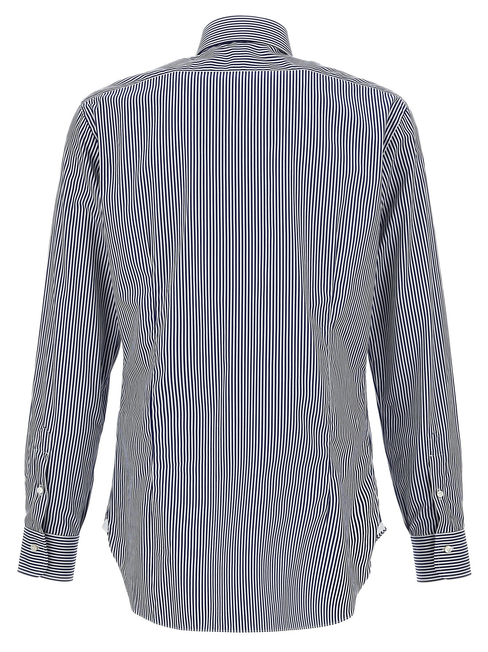 Barba Striped Shirt Blue