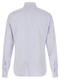 Borriello Striped Shirt Blue