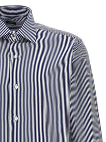 Barba Striped Shirt Blue
