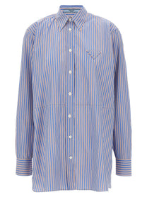 Prada Striped Shirt Gold