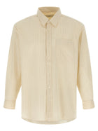 DUNST Striped Shirt Yellow