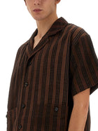 Uma Wang Men's Striped Shirt Multicolor, view 4