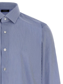 Barba Striped Shirt Blue