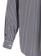 Comme Des Garcons Shirt Striped Shirt Blue, view 4