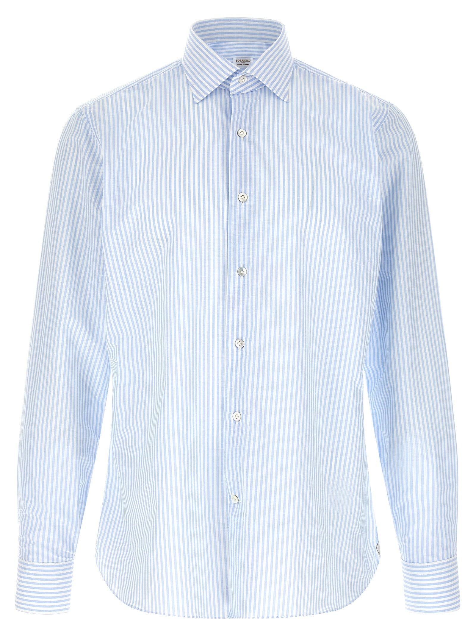 Borriello Striped Shirt Blue