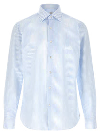 Borriello Striped Shirt Blue