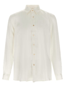 Riviera Project Striped Shirt Beige