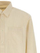 DUNST Striped Shirt Yellow, view 3