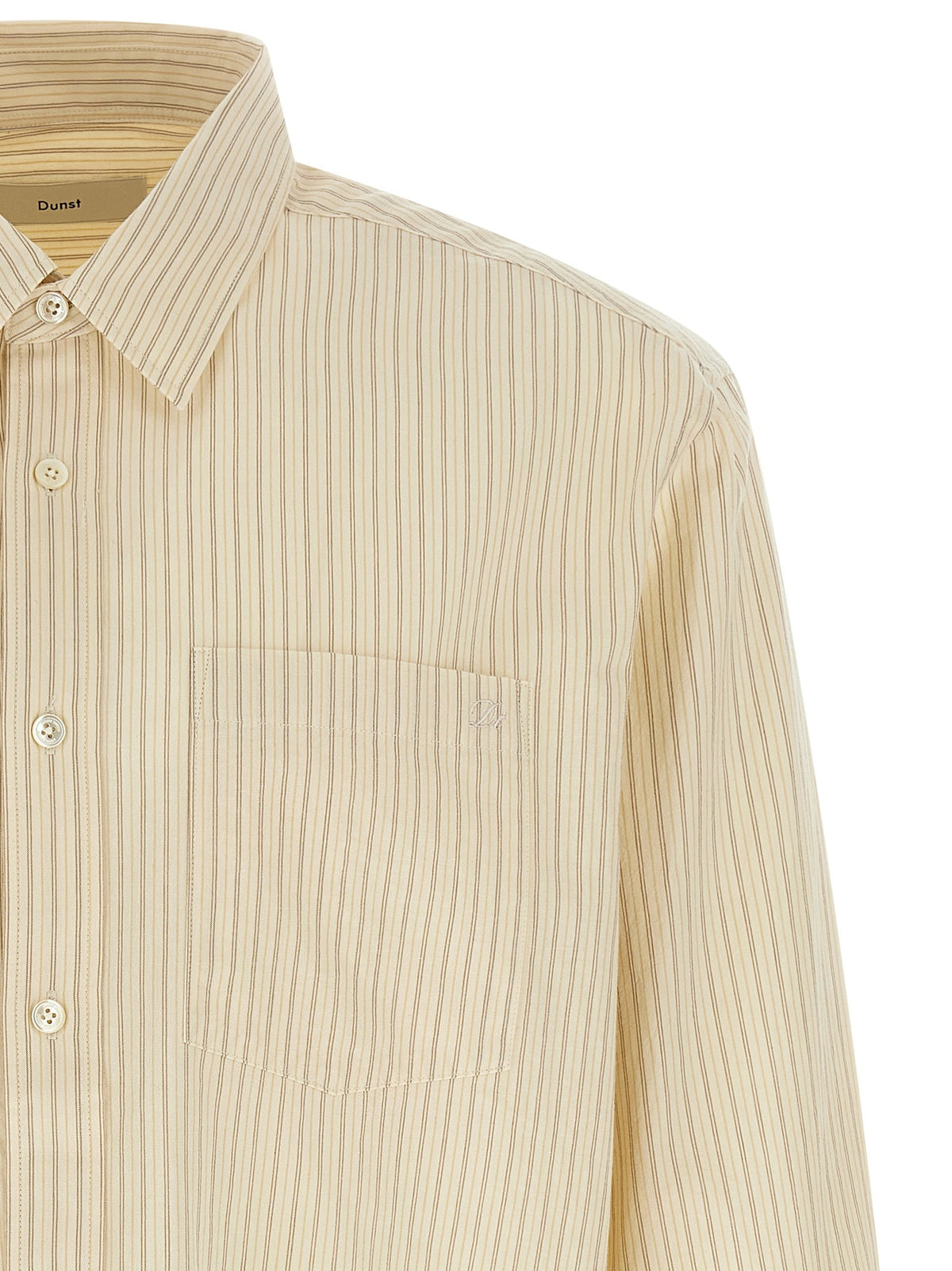 DUNST Striped Shirt Yellow