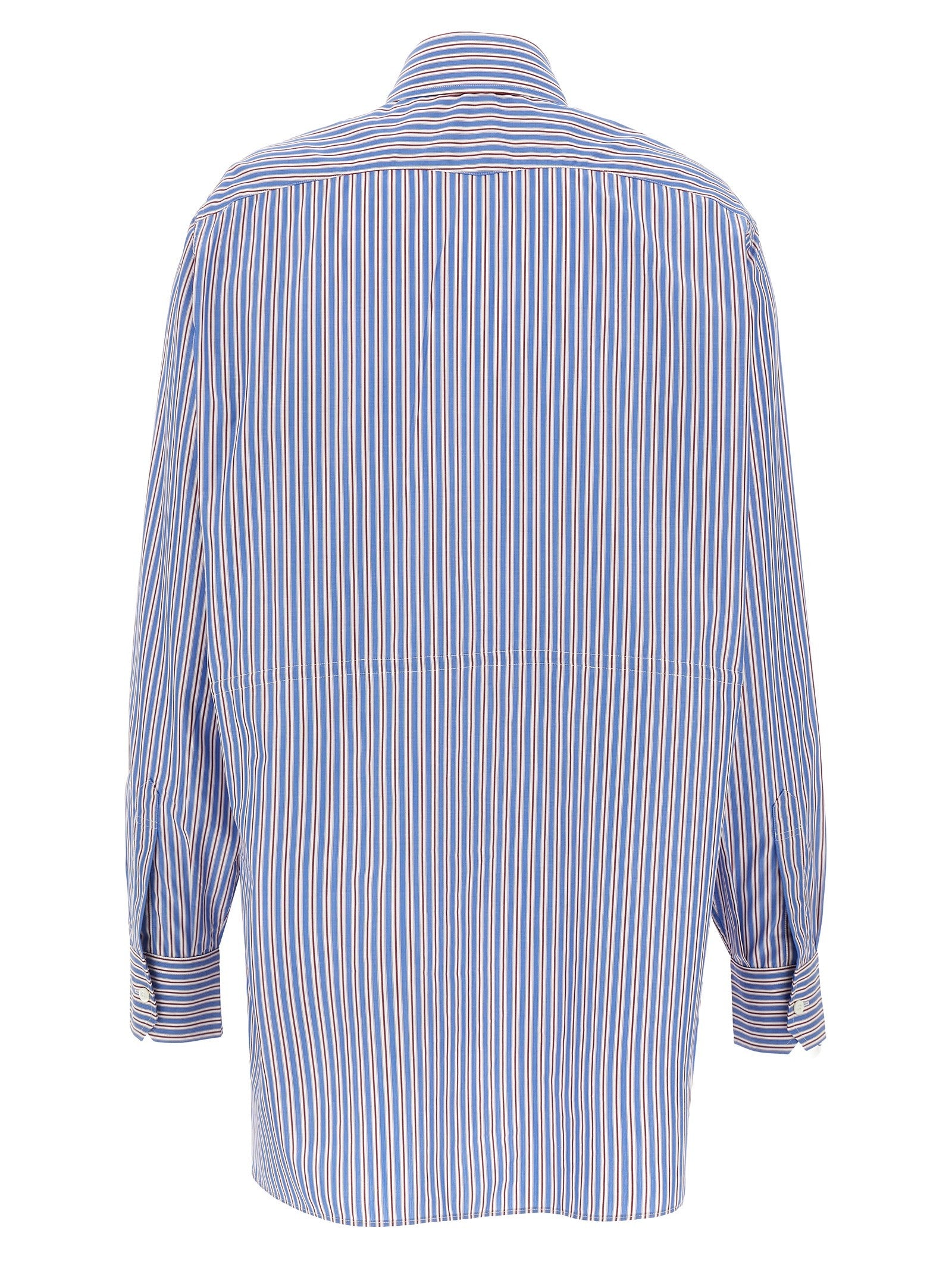 Prada Striped Shirt Gold