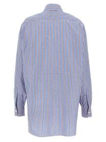 Prada Striped Shirt Gold
