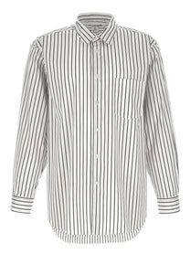 Comme Des Garcons Shirt Striped Shirt White