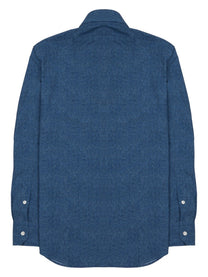 Archivium Be Updated Men's Camicia in Tessuto Tecnico Blue