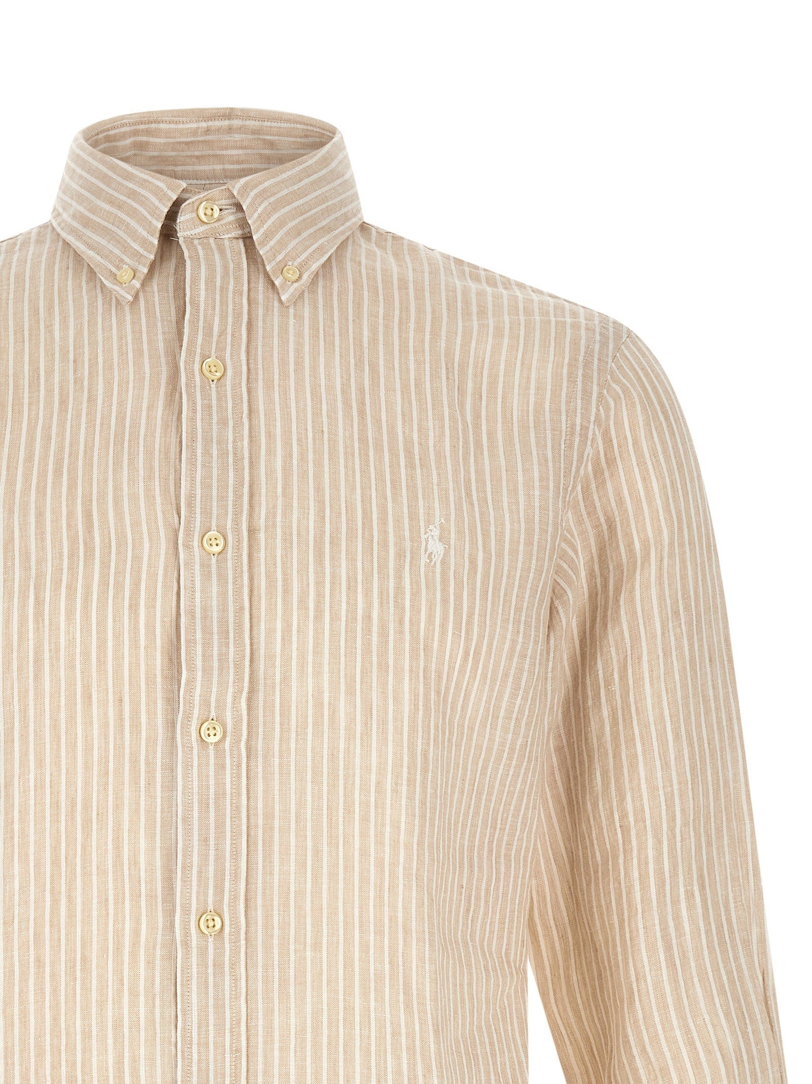 Polo Ralph Lauren Striped Shirt Beige
