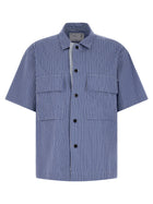 Sacai Striped Shirt Blue