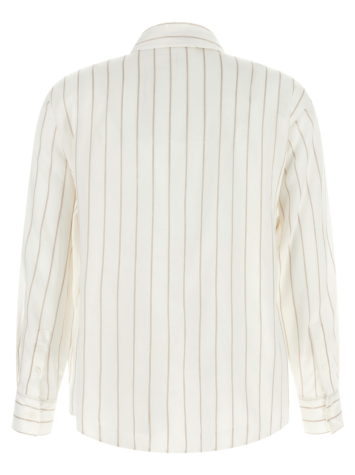 Peserico Striped Shirt Beige, view 2