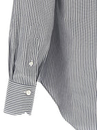 Finamore Striped Shirt Blue, view 4