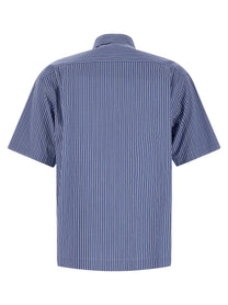 Sacai Striped Shirt Blue