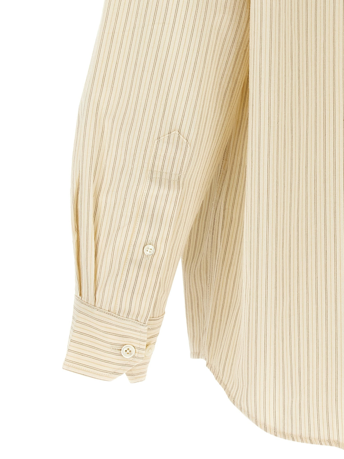 DUNST Striped Shirt Yellow, view 4