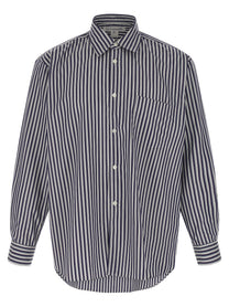 Comme Des Garcons Shirt Striped Shirt Blue