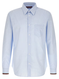 Gucci Striped Shirt Blue