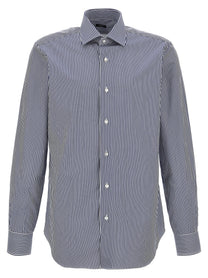 Barba Striped Shirt Blue