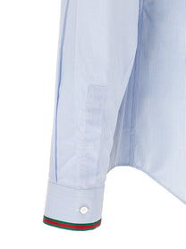 Gucci Striped Shirt Blue