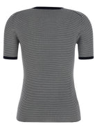 PRADA Striped Silk Shirt Blue, view 2