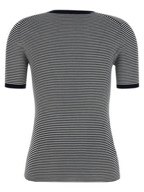 PRADA Striped Silk Shirt Blue