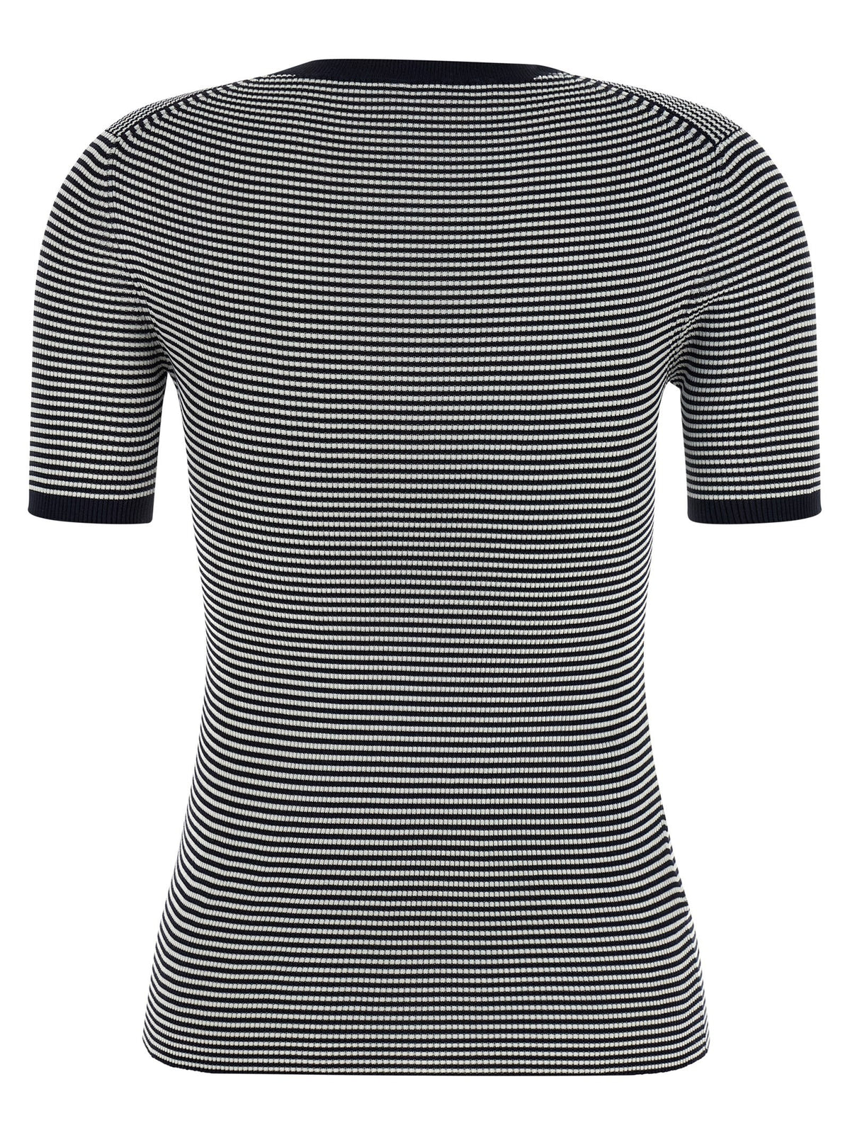PRADA Striped Silk Shirt Blue, view 2