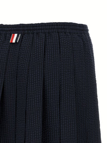Thom Browne Striped Skirt Blue