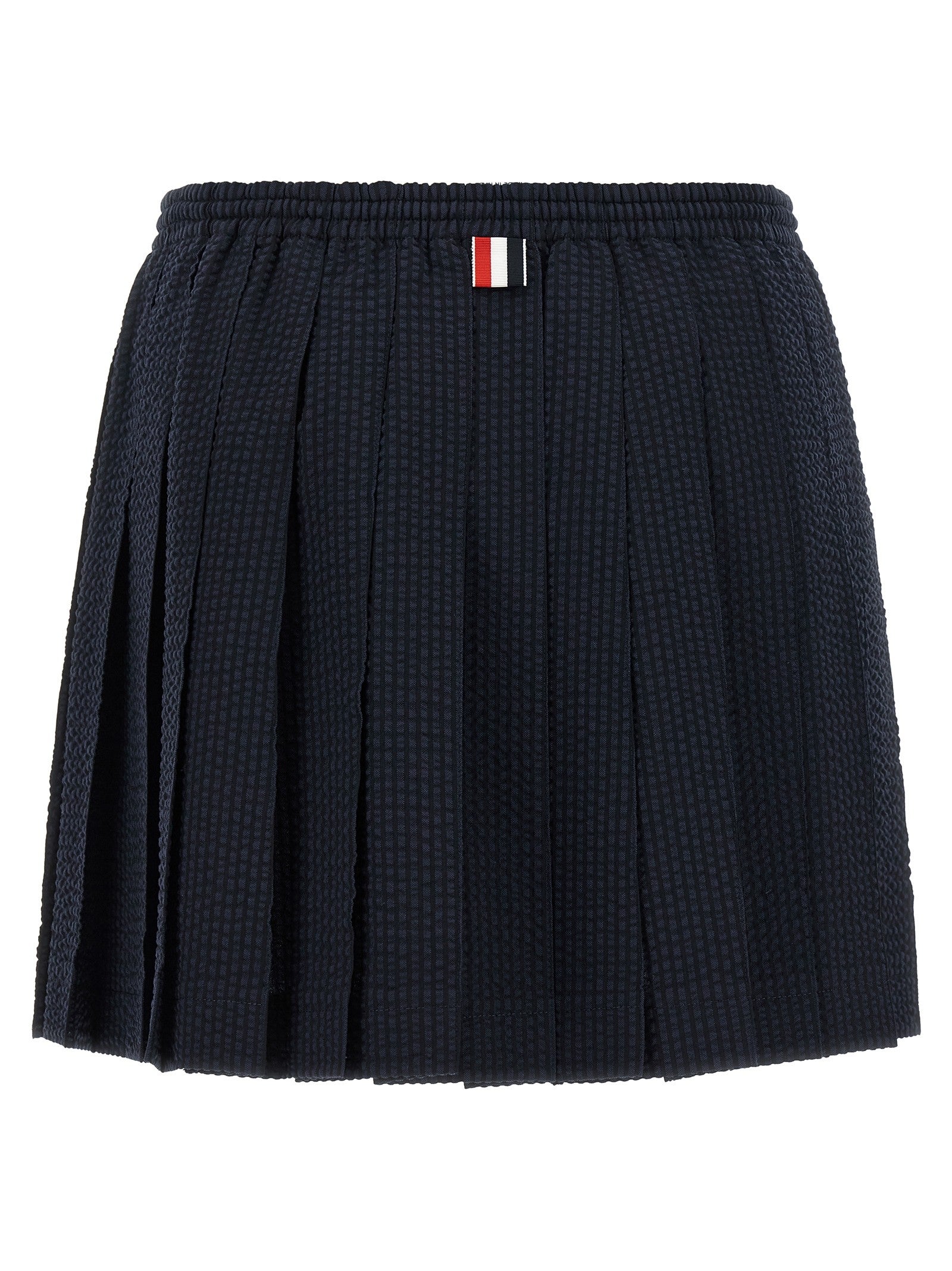 Thom Browne Striped Skirt Blue