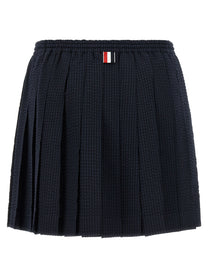 Thom Browne Striped Skirt Blue