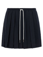 Thom Browne Striped Skirt Blue