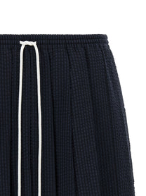Thom Browne Striped Skirt Blue