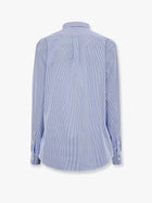 Polo Ralph Lauren Men's Striped Stretch Cotton Shirt White, view 2