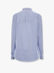 Polo Ralph Lauren Men's Striped Stretch Cotton Shirt White